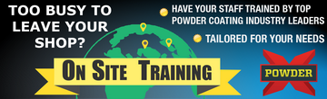 Powder-X Coating Systems on-site training powder coating training classes