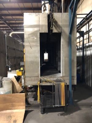 used powder coating system 4 stage washer