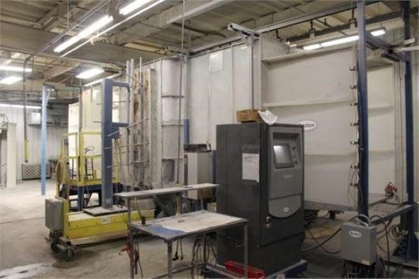 used nordson excel powder booth