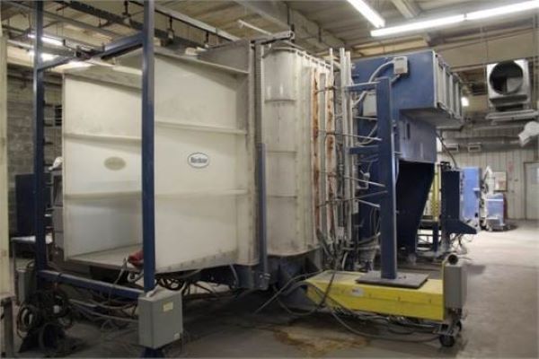 used nordson excel powder booth